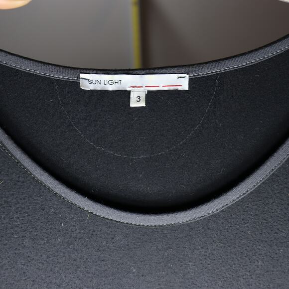 Sun Light T.Billy Artsy Striped Button Front Knit Dress T3 L/XL - Picture 3 of 4